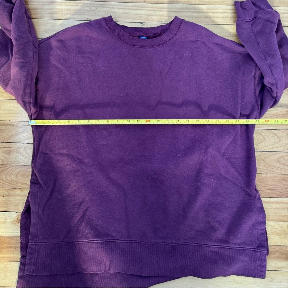 Old Navy SoComfy Burgundy Sweatershirt - Picture 3 of 3